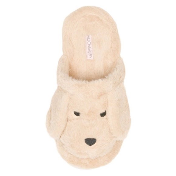 Puppy Slippers Sz 7-8 Golden Willow & Ruby - Picture 1 of 5